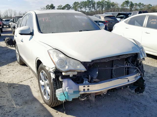 JN1AJ0HP9AM702589 - 2010 INFINITI EX35 BASE WHITE photo 1