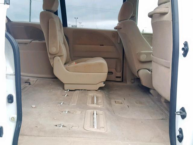 5FNRL38285B009480 - 2005 HONDA ODYSSEY LX WHITE photo 6