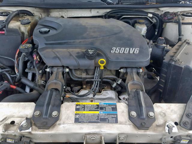 2G1WT55K369299516 - 2006 CHEVROLET IMPALA LT WHITE photo 7