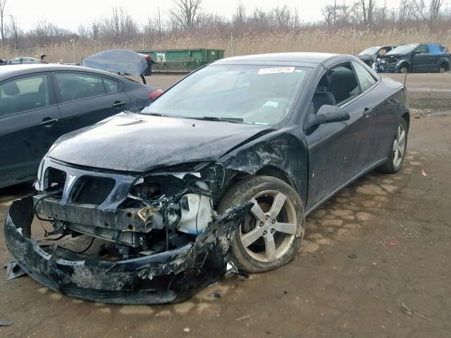 1G2ZH351374249208 - 2007 PONTIAC G6 GT BLACK photo 2