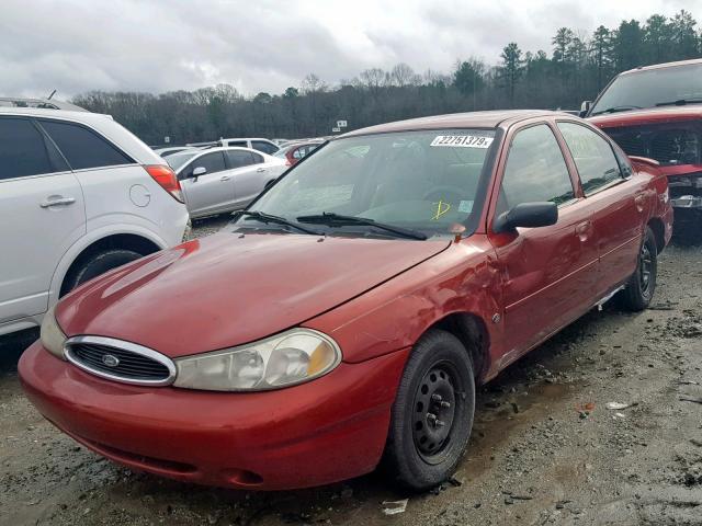 1FAFP663XYK128200 - 2000 FORD CONTOUR SE RED photo 2