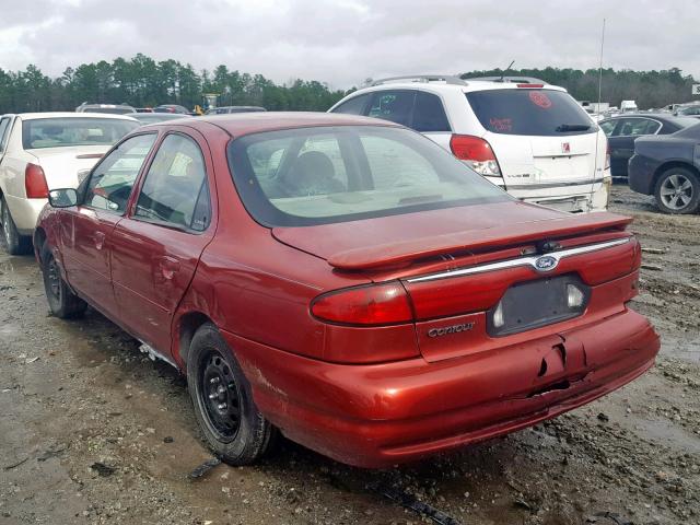 1FAFP663XYK128200 - 2000 FORD CONTOUR SE RED photo 3