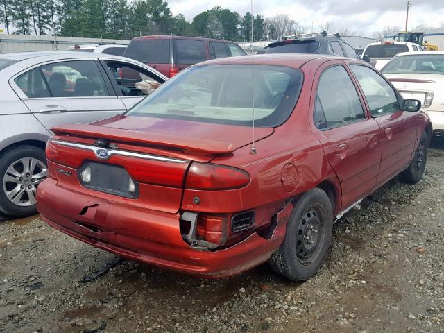 1FAFP663XYK128200 - 2000 FORD CONTOUR SE RED photo 4