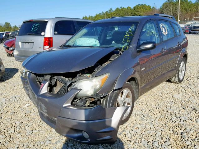 5Y2SL628X4Z444364 - 2004 PONTIAC VIBE CHARCOAL photo 2