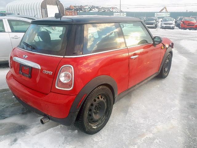 WMWSU3C50CT369608 - 2012 MINI COOPER 红色 照片 4