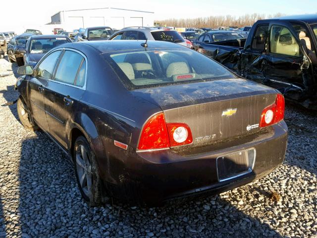 1G1ZC5E11BF266620 - 2011 CHEVROLET MALIBU 1LT GRAY photo 3