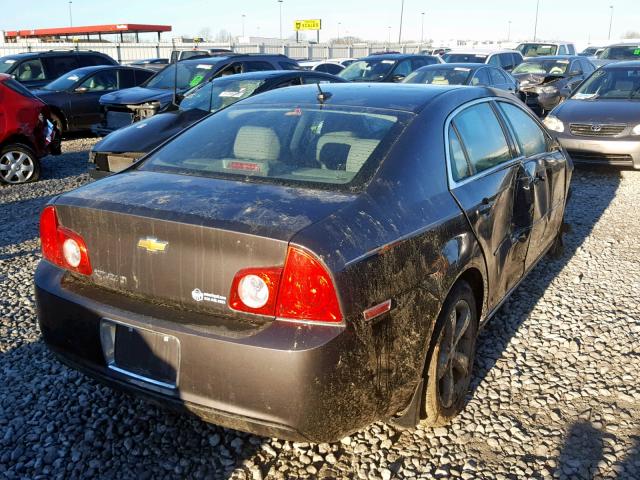 1G1ZC5E11BF266620 - 2011 CHEVROLET MALIBU 1LT GRAY photo 4