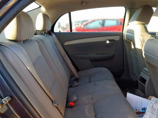 1G1ZC5E11BF266620 - 2011 CHEVROLET MALIBU 1LT GRAY photo 6