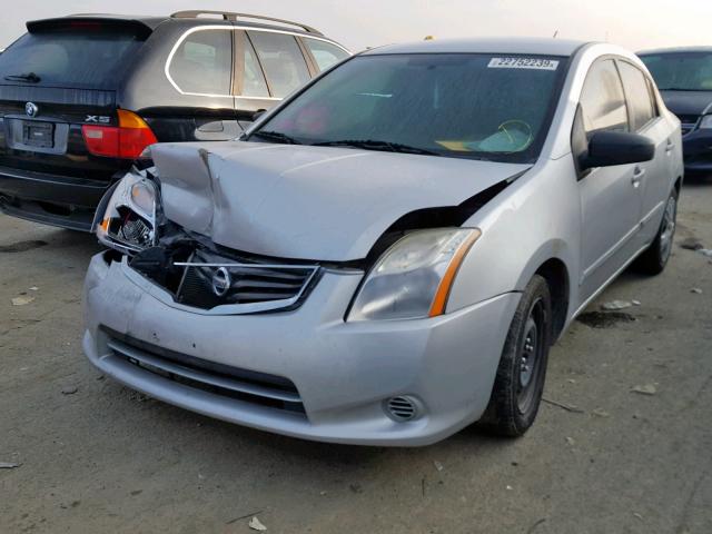 3N1AB6AP2BL659476 - 2011 NISSAN SENTRA 2.0 SILVER photo 2