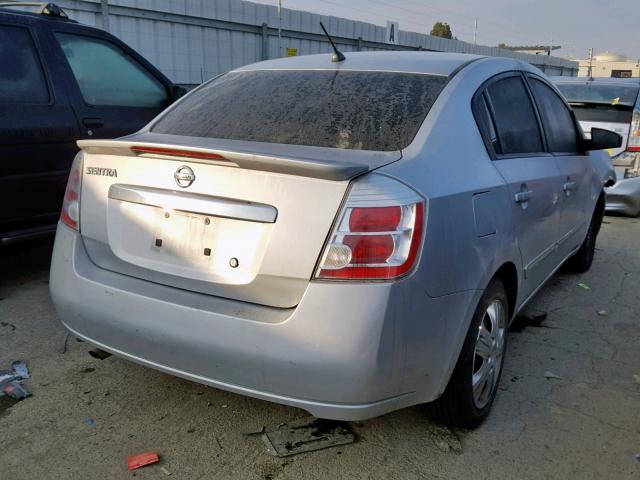 3N1AB6AP2BL659476 - 2011 NISSAN SENTRA 2.0 SILVER photo 4