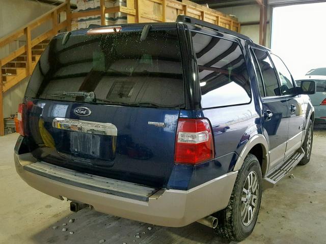 1FMFU17568LA80044 - 2008 FORD EXPEDITION BLUE photo 4