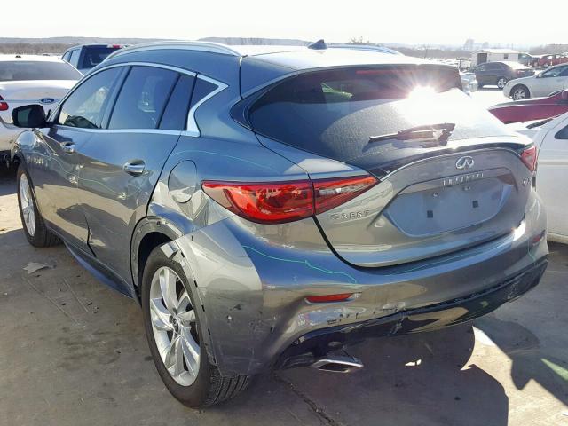 SJKCH5CP1HA024869 - 2017 INFINITI QX30 BASE GRAY photo 3