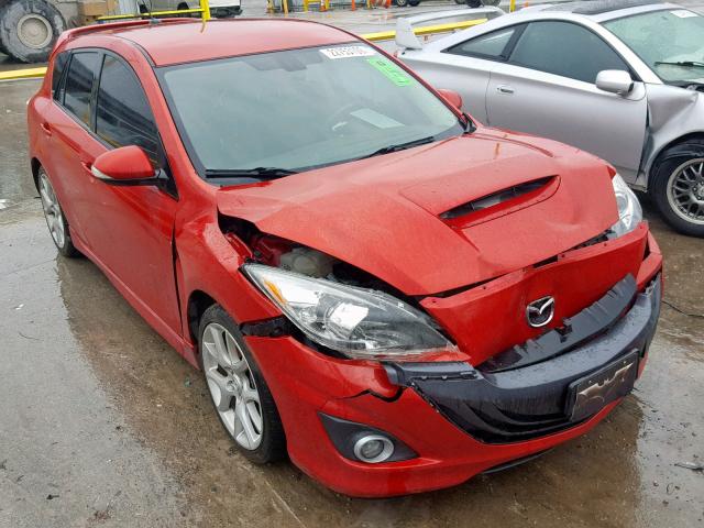 JM1BL1K37B1370209 - 2011 MAZDA SPEED 3 RED photo 1