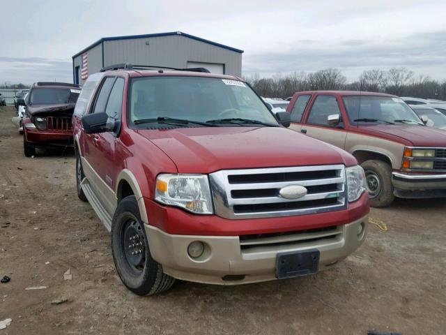 1FMFK17527LA33291 - 2007 FORD EXPEDITION BURGUNDY photo 1