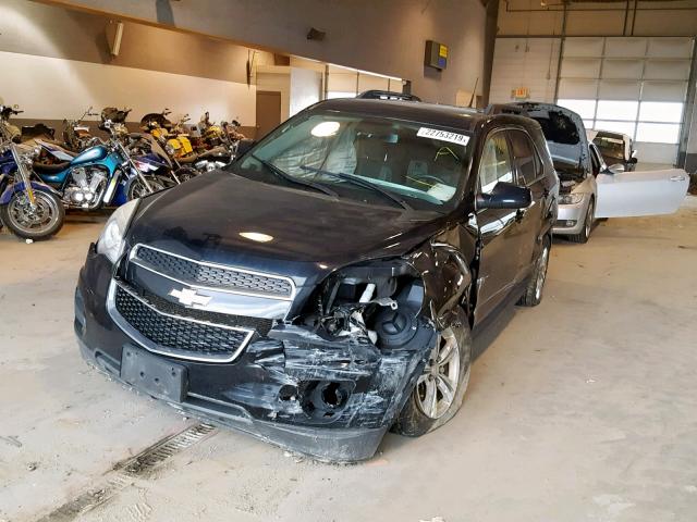 2GNALDEK5C1160310 - 2012 CHEVROLET EQUINOX LT BLACK photo 2