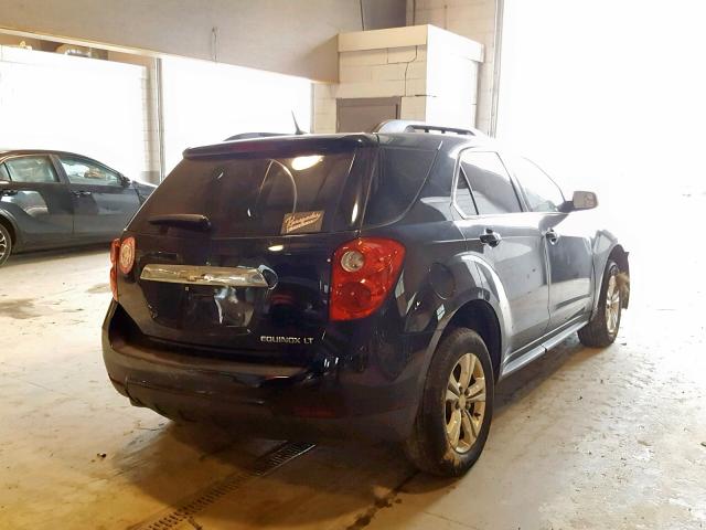 2GNALDEK5C1160310 - 2012 CHEVROLET EQUINOX LT BLACK photo 4