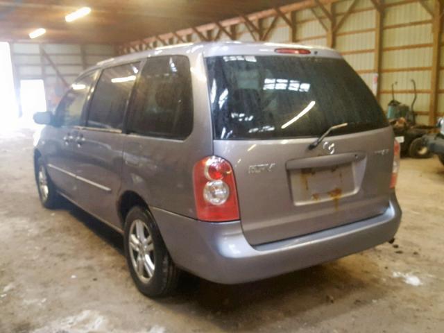 JM3LW28A150555185 - 2005 MAZDA MPV WAGON GRAY photo 3