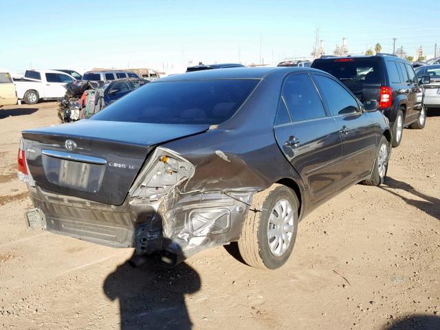 4T1BE32K16U656764 - 2006 TOYOTA CAMRY LE GRAY photo 4