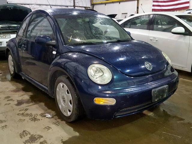 3VWBT21C21M400657 - 2001 VOLKSWAGEN NEW BEETLE BLUE photo 1