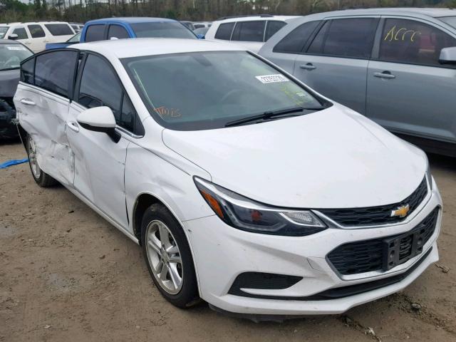 1G1BE5SM3H7184238 - 2017 CHEVROLET CRUZE LT WHITE photo 1