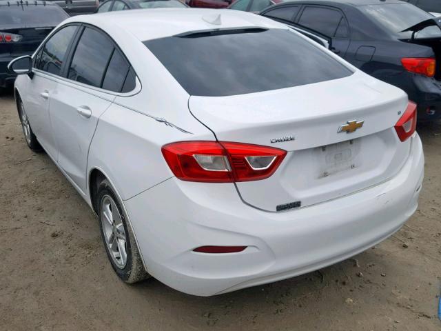 1G1BE5SM3H7184238 - 2017 CHEVROLET CRUZE LT WHITE photo 3