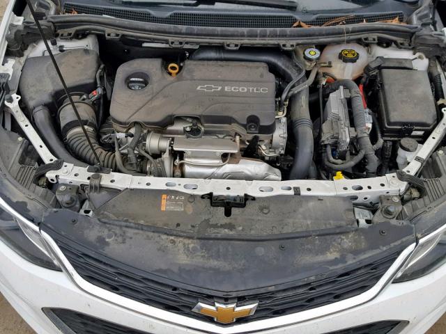 1G1BE5SM3H7184238 - 2017 CHEVROLET CRUZE LT WHITE photo 7