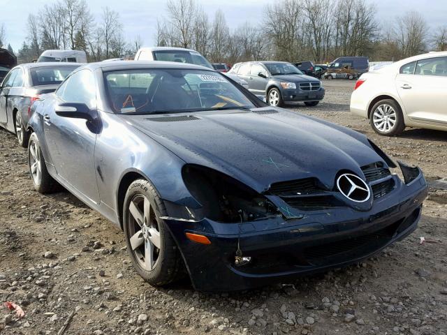 WDBWK54F77F156459 - 2007 MERCEDES-BENZ SLK 280 BLUE photo 1