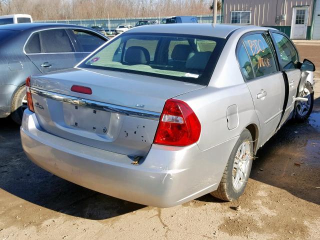 1G1ZS58F38F136390 - 2008 CHEVROLET MALIBU LS SILVER photo 4