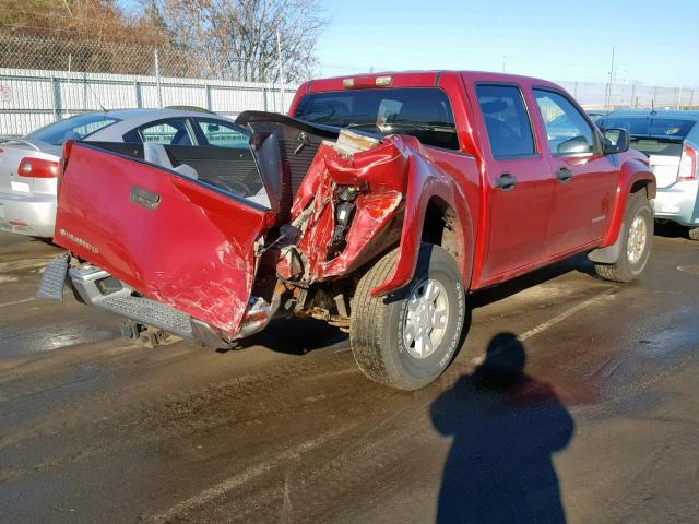 1GCDT136548214097 - 2004 CHEVROLET COLORADO MAROON photo 4