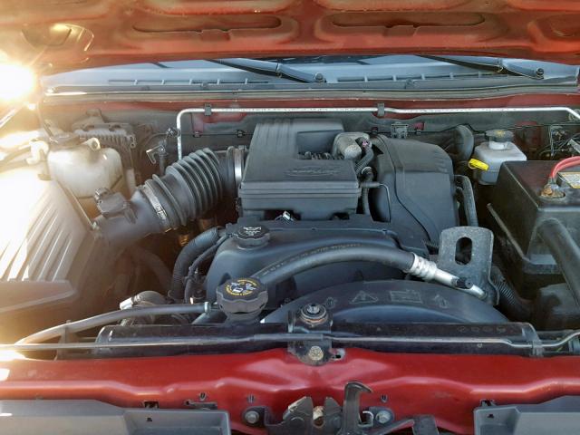 1GCDT136548214097 - 2004 CHEVROLET COLORADO MAROON photo 7