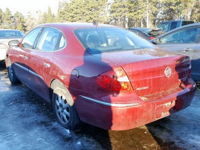 2G4WD582691191843 - 2009 BUICK LACROSSE C MAROON photo 3