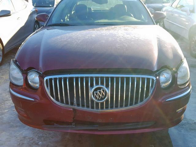 2G4WD582691191843 - 2009 BUICK LACROSSE C MAROON photo 9