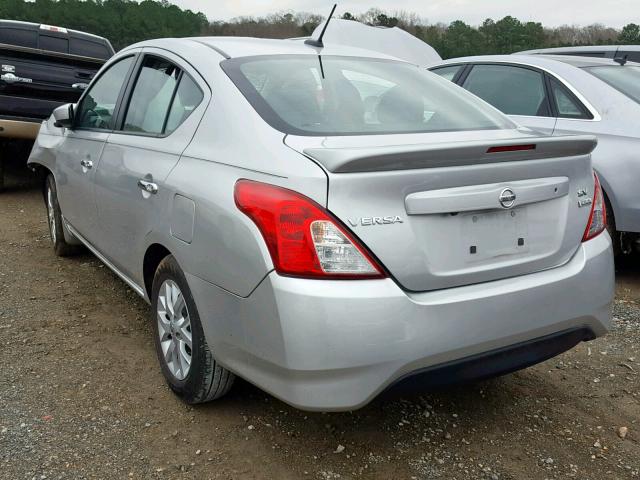 3N1CN7AP4HL830159 - 2017 NISSAN VERSA S GRAY photo 3