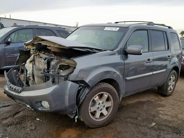 5FNYF4H97AB035438 - 2010 HONDA PILOT TOUR GRAY photo 2