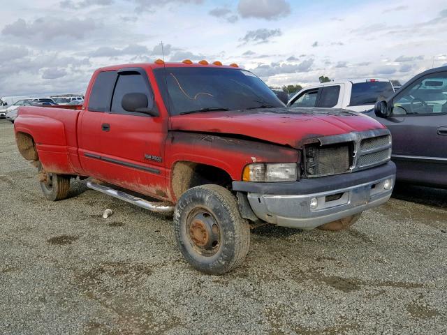 1B7MF33661J504310 - 2001 DODGE RAM 3500 RED photo 1