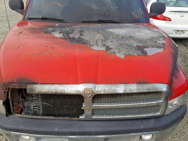 1B7MF33661J504310 - 2001 DODGE RAM 3500 RED photo 7