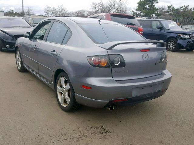 JM1BK323141122104 - 2004 MAZDA 3 S GRAY photo 3