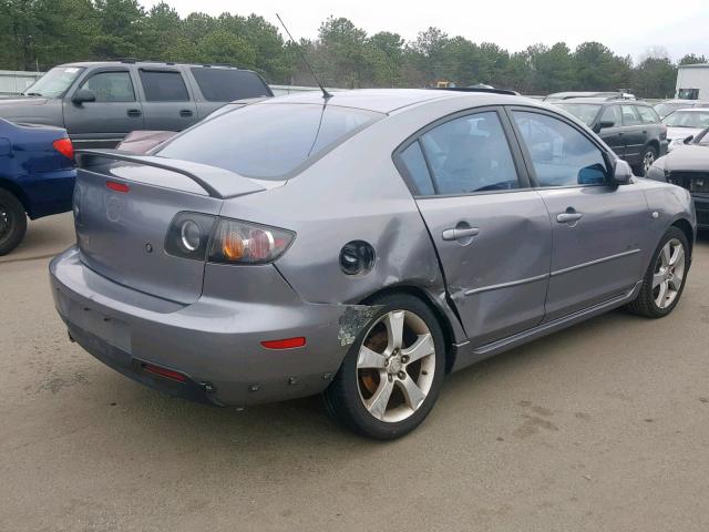 JM1BK323141122104 - 2004 MAZDA 3 S GRAY photo 4