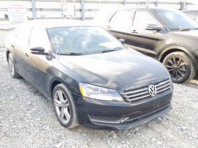 1VWBS7A37EC047033 - 2014 VOLKSWAGEN PASSAT SE BLACK photo 1