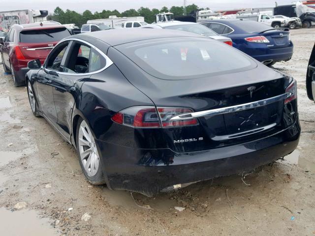 5YJSA1E25HF187576 - 2017 TESLA MODEL S BLACK photo 3