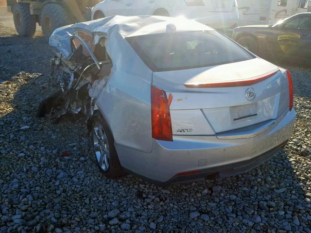 1G6AB5SA2D0153232 - 2013 CADILLAC ATS LUXURY SILVER photo 3