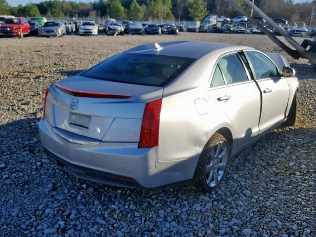 1G6AB5SA2D0153232 - 2013 CADILLAC ATS LUXURY SILVER photo 4