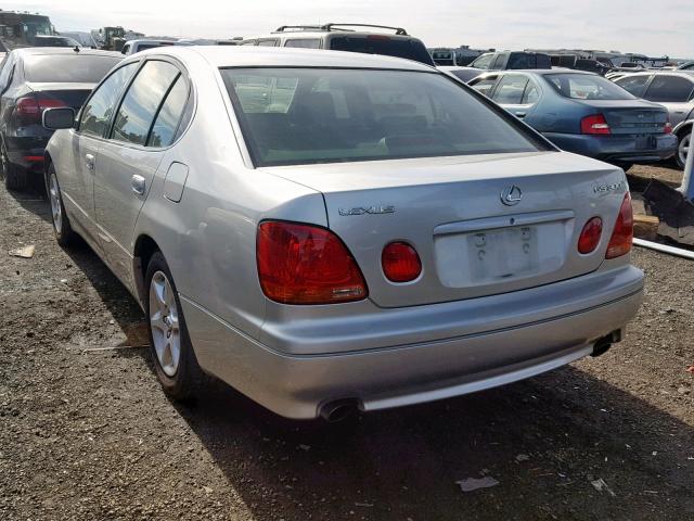 JT8BD69S940196528 - 2004 LEXUS GS 300 SILVER photo 3