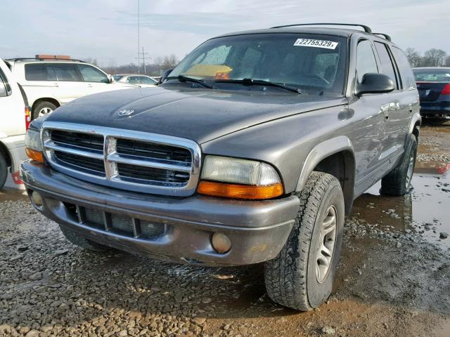 1B4HS48N82F151668 - 2002 DODGE DURANGO SL 灰色 照片 2