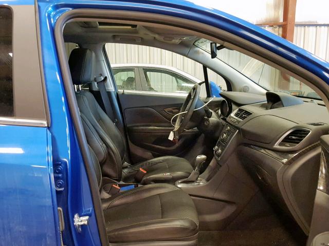 KL4CJFSB5EB721576 - 2014 BUICK ENCORE CON BLUE photo 5