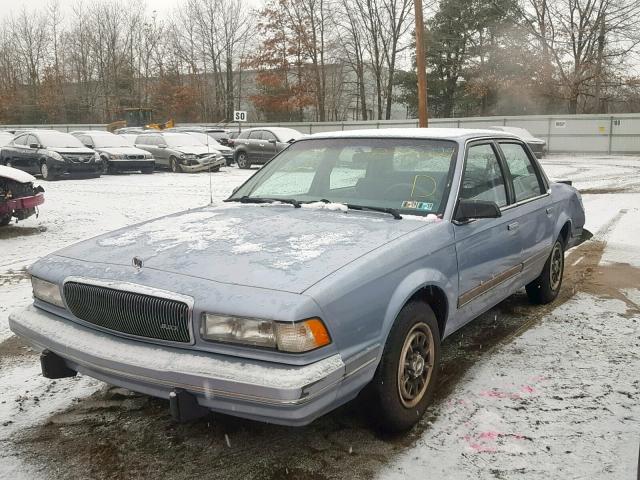 1G4AG55M6S6412430 - 1995 BUICK CENTURY SP BLUE photo 2