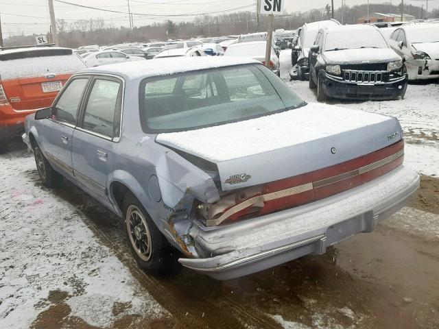 1G4AG55M6S6412430 - 1995 BUICK CENTURY SP BLUE photo 3