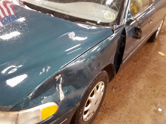 2G4WS52J211300681 - 2001 BUICK CENTURY CU GREEN photo 9