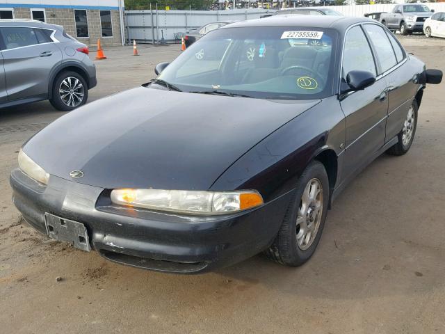 1G3WS52H7YF120651 - 2000 OLDSMOBILE INTRIGUE G BLACK photo 2