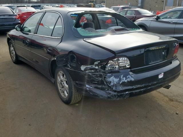 1G3WS52H7YF120651 - 2000 OLDSMOBILE INTRIGUE G BLACK photo 3